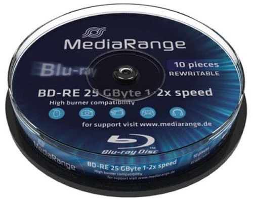 MediaRange BD-RE 25 GB 2x 10 vnt (MR501)