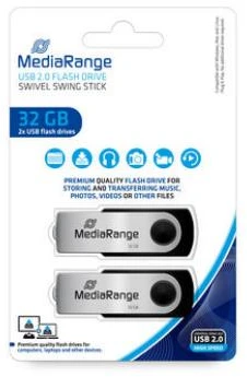 ATMINTINĖ „Pendrive MediaRange“ USB2.0 32GB/MR911-2 MEDIARANGE