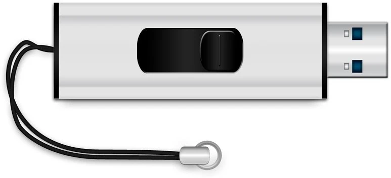 Pendrive MediaRange MediaRange MR914 pamięć USB 8 GB USB Typu-A 3.2 Gen 1 (3.1 Gen 1) Juodas, Sidabrinė