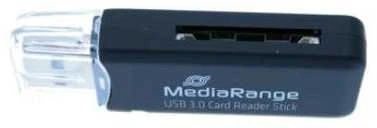 MediaRange USB 3.0 kortelių skaitytuvas su dangteliu