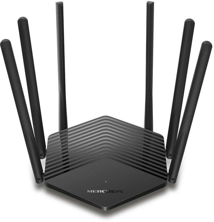 TP-Link Mercusys | AC1900 Wireless Dual Band Gigabit Maršrutizatorius | MR50G | 802.11ac | 600+1300 Mbit/s | 10/100/1000 Mbit/s | Mesh Support No | MU-MiMO Yes | No mobile broadband | Antenna type 6xFixed | No