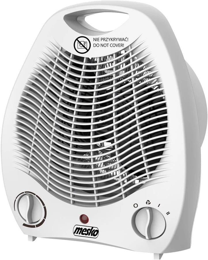Mesko | Šildytuvas | MS 7719 | Ventiliatoriaus šildytuvas | 2000 W | Baltas