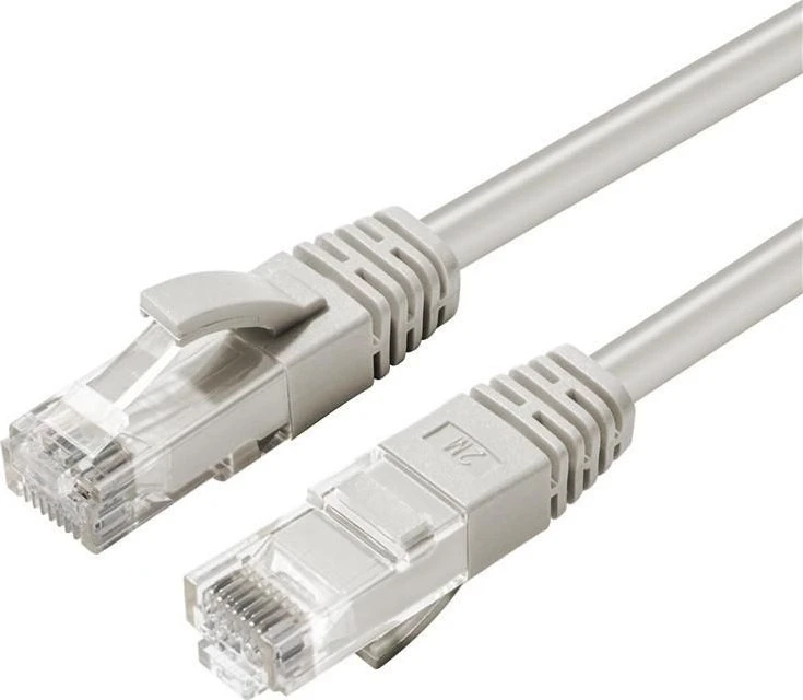 MicroConnect Cat.6a pataisos laidas, U/UTP, LSZH, pilkas, 0,15 m (MC-UTP6A0015)