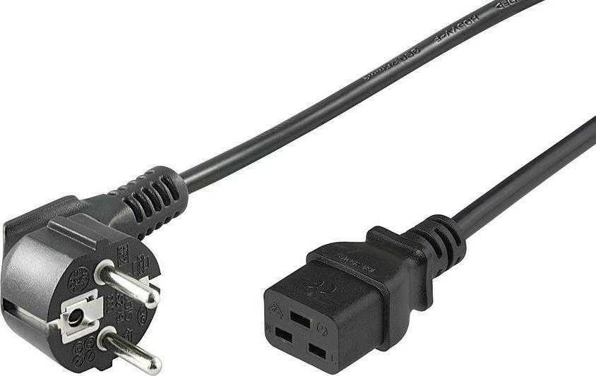 MicroConnect maitinimo laidas CEE 7/7 - C19 1m