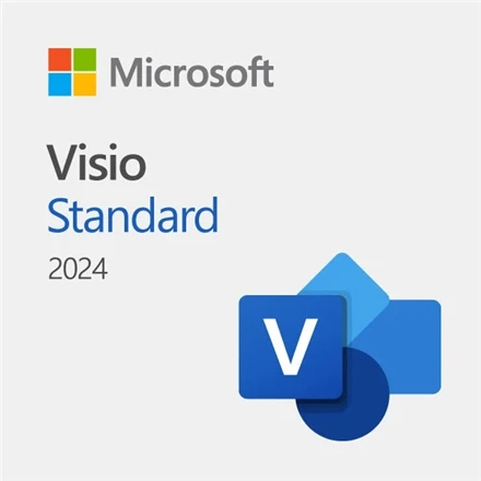 Microsoft MS ESD Visio standartas 2024 visomis kalbomis