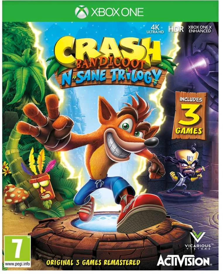 Kompiuterinis žaidimas ACTIVISION Crash Bandicoot N. Sane Trilogy XBOX ONE EN (P)