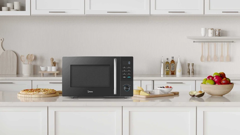 Midea mikrobangų krosnelė | MMO-AM25VB(BK) | Laisvai stovinti | 900 W | 25 L | Juoda