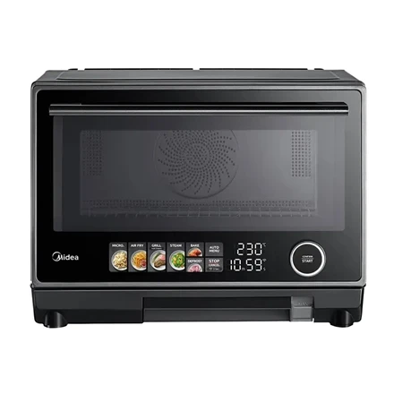 Mikrobangų krosnelė Midea Microwave orkaitė | MSO25H | Free standing | 1000 W | Convection | 25 L | Grilis | Juodas