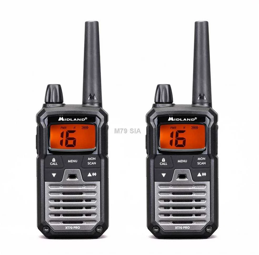 Dvipusis radijas Midland XT70 PRO, 2vnt