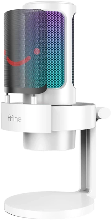 Fifine Microphone Fifine A8W Condenser Microphone with Stand (Baltas)