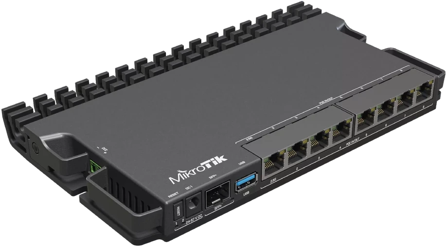 Maršrutizatorius MikroTik | RouterBOARD | RB5009UPr+S+IN | Be Wi-Fi | 10/100/1000 Mbit/s | Mesh palaikymas Ne | MU-MiMO Ne | Nėra mobiliojo ryšio