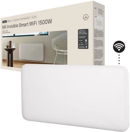 Šildytuvas Mill PA1500WIFI4 | 1500 W | iki 18-22 m² | Baltas | IPX4
