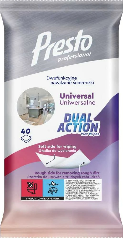 Osram Presto dvigubos paskirties drėgnos servetėlės, 40 vnt.