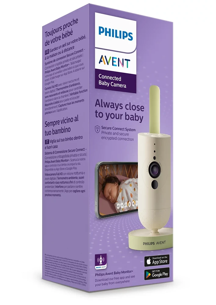 Philips Avent „Connected“ kūdikio kamera (SCD643/26)