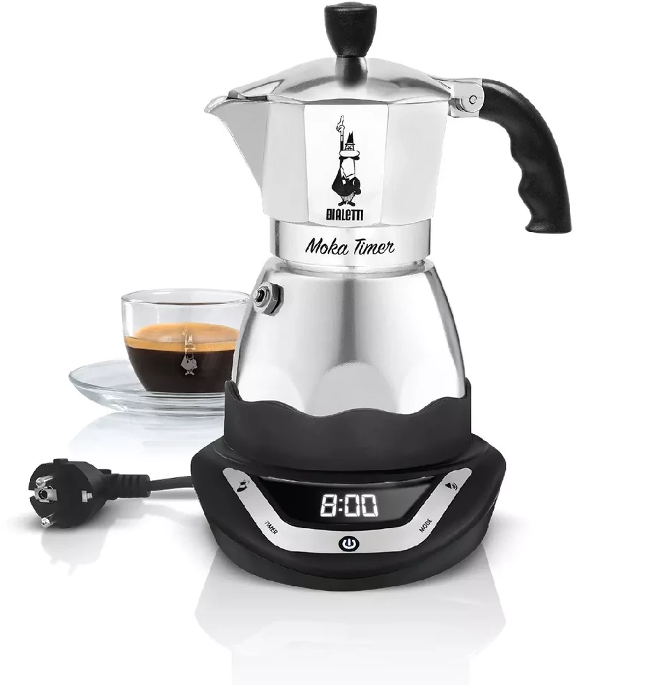 Kavinukas Bialetti Moka Timer elektrinis 3 porc.
