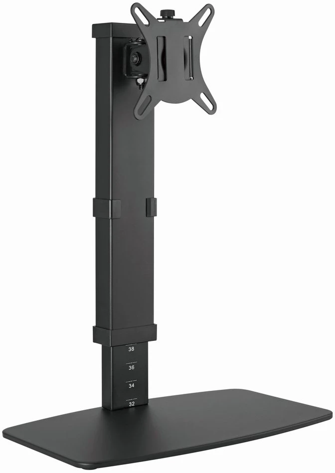 Laikiklis Gembird MS-D1ST-02 Height adjustable full-motion monitorius desk stand, 17"-32", juodas