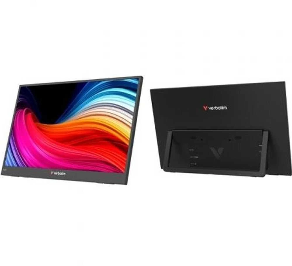 Nešiojamas monitorius Verbatim LIGHT 15.6″ FHD juodos spalvos 32401