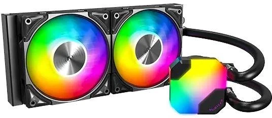 „Montech Hyper Flow ARGB AIO“ vandens aušinimas, juodos spalvos - 240 mm