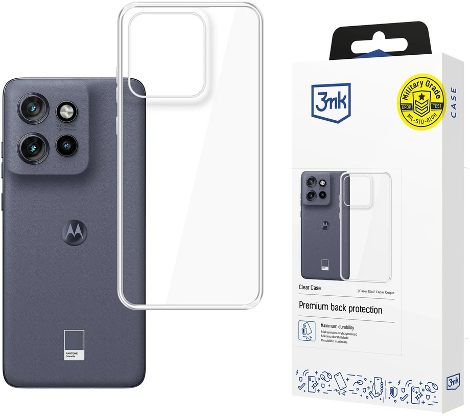 3Mk Protection 3mk skaidrus dėklas, skirtas Motorola Edge 50 Neo - skaidrus