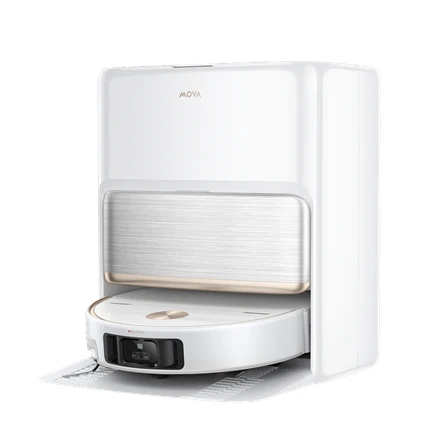 MOVA V70 Ultra Complete | Robotic Vacuum Cleaner | Wet&Dry | 6400 mAh | Dust capacity 3.5 L | 40000 Pa | Baltas