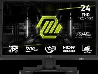 Monitorius MSI MAG 244F – 23,8 colio | Greitas IPS | FHD | 0,5 ms | 200 Hz
