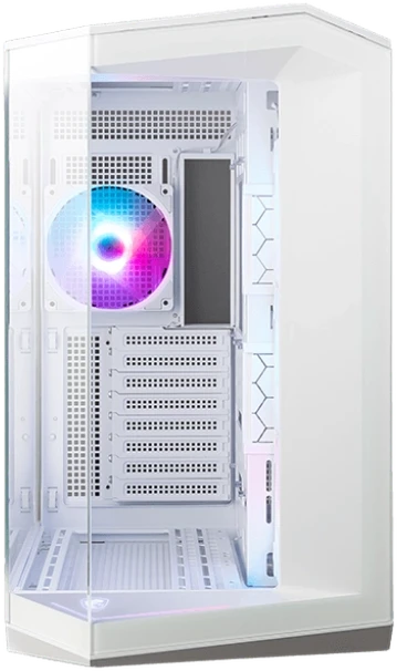 Kompiuterio korpusas MSI MAG PANO 100R PZ ARGB Midi Tower, baltas