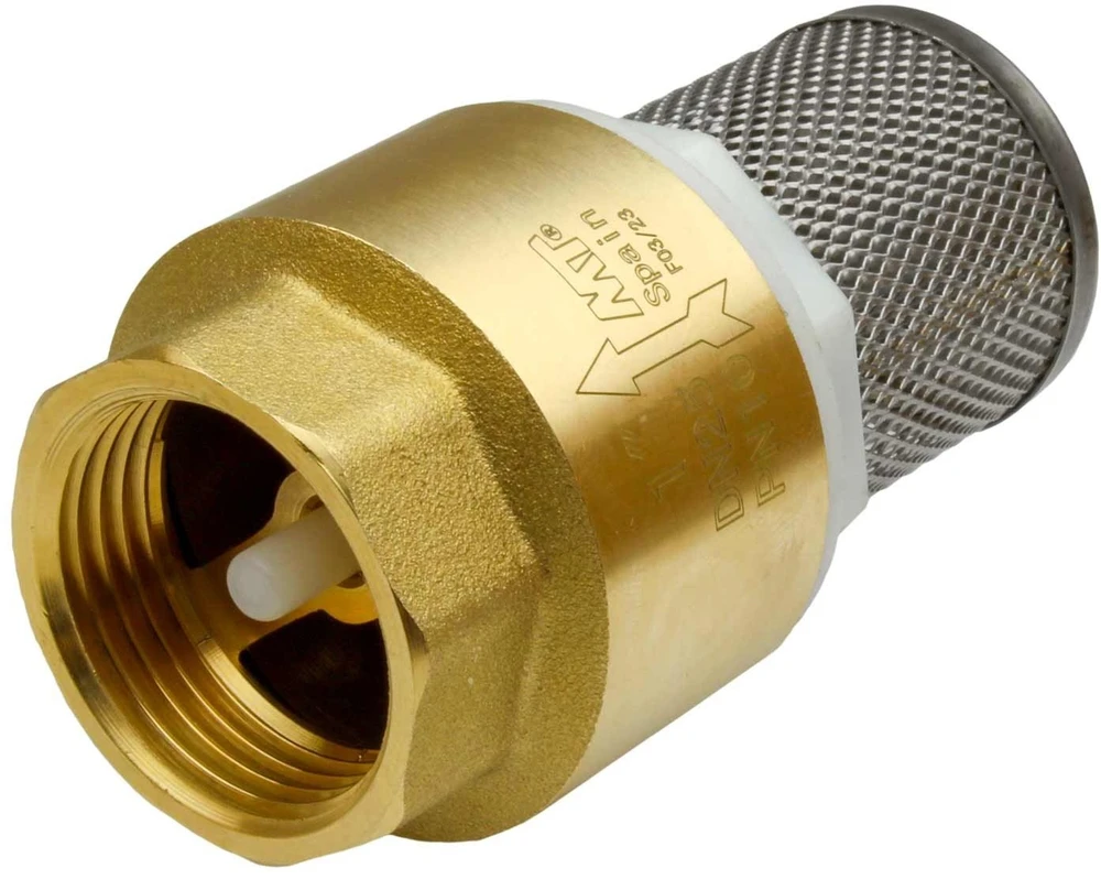 Atbulinis vožtuvas MT 4117025, 1", vidin. sriegis, su filtru