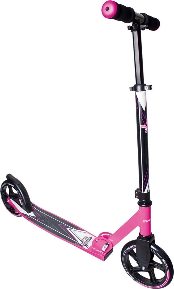 Muuwmi aluminum scooter 205mm juodas / pink - 463