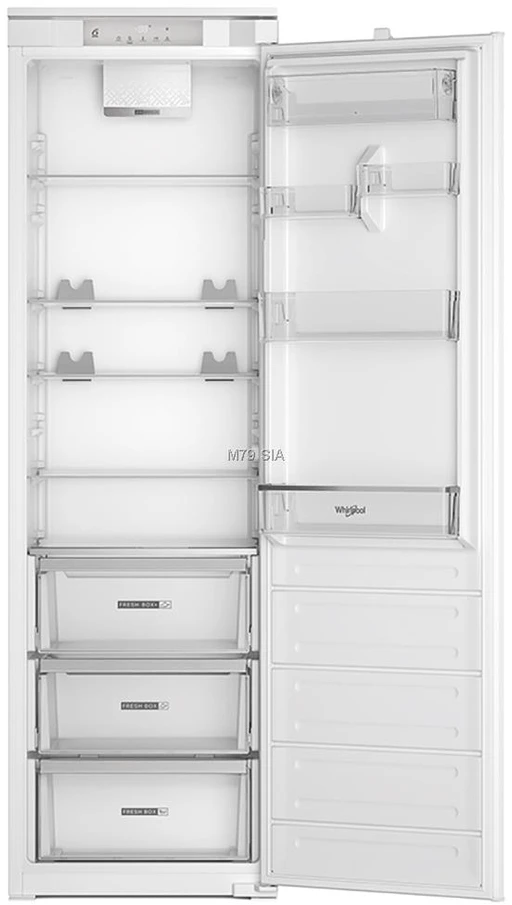Whirlpool Šaldytuvas | WHSD18A013D1 | Energy efficiency class E | Built-in | Larder | Height 177 cm | Šaldytuvas net capacity 306 L | Ekranas | 30 dB | Nerūdijantis plienas