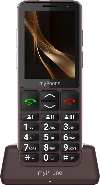 myPhone Bueno LTE Praline Collection | Ruda | 2,8" | IPS | 48 MB | 128 MB | Single SIM | MicroSD | Bluetooth | Pagrindinės kameros raiška 2 MP | 2000 mAh