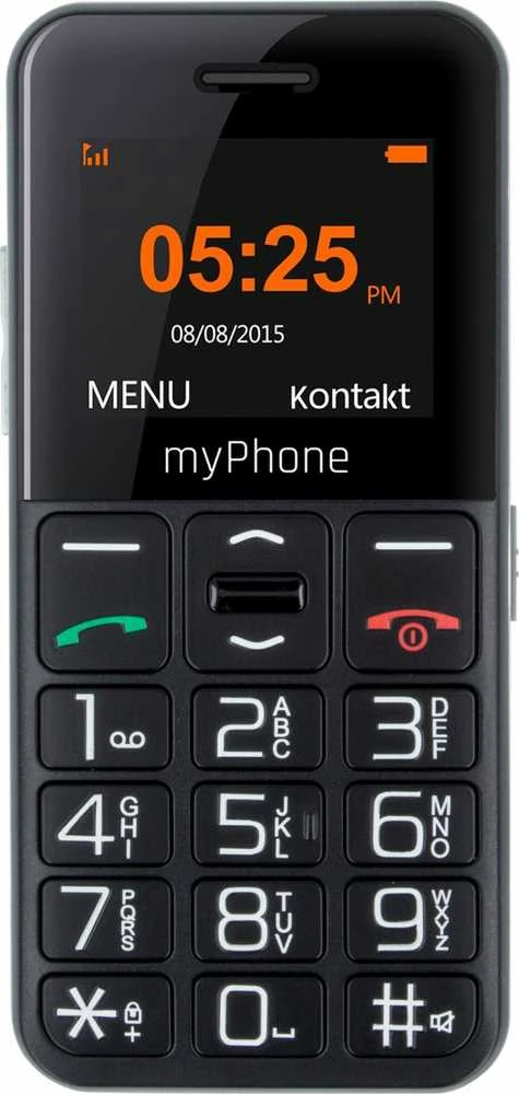 MyPhone Telefonas HALO Easy, Juodas