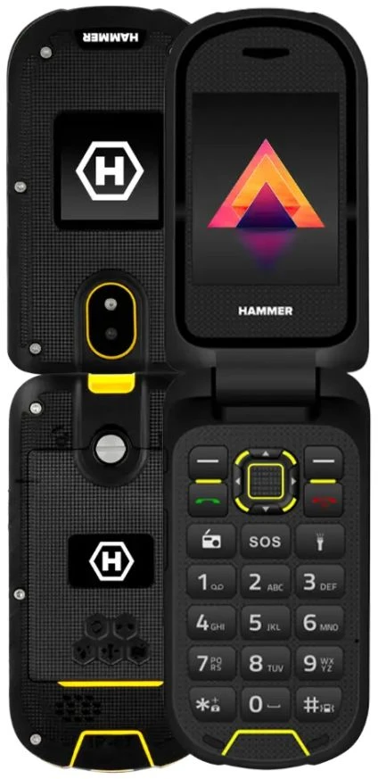 Mobilusis telefonas MyPhone Hammer Bow LTE, 2,4", 4G, 48/128MB, juodas