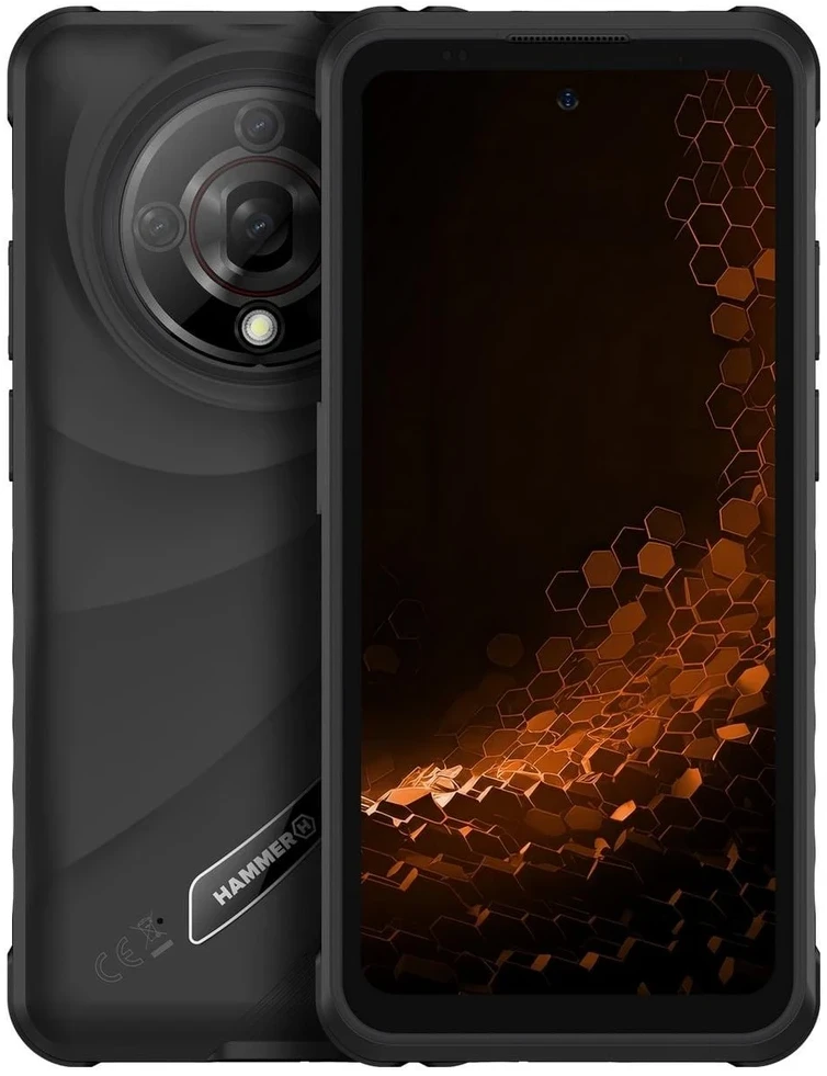 Atsparus telefonas MyPhone HAMMER Iron 6 5G 8/256GB Black