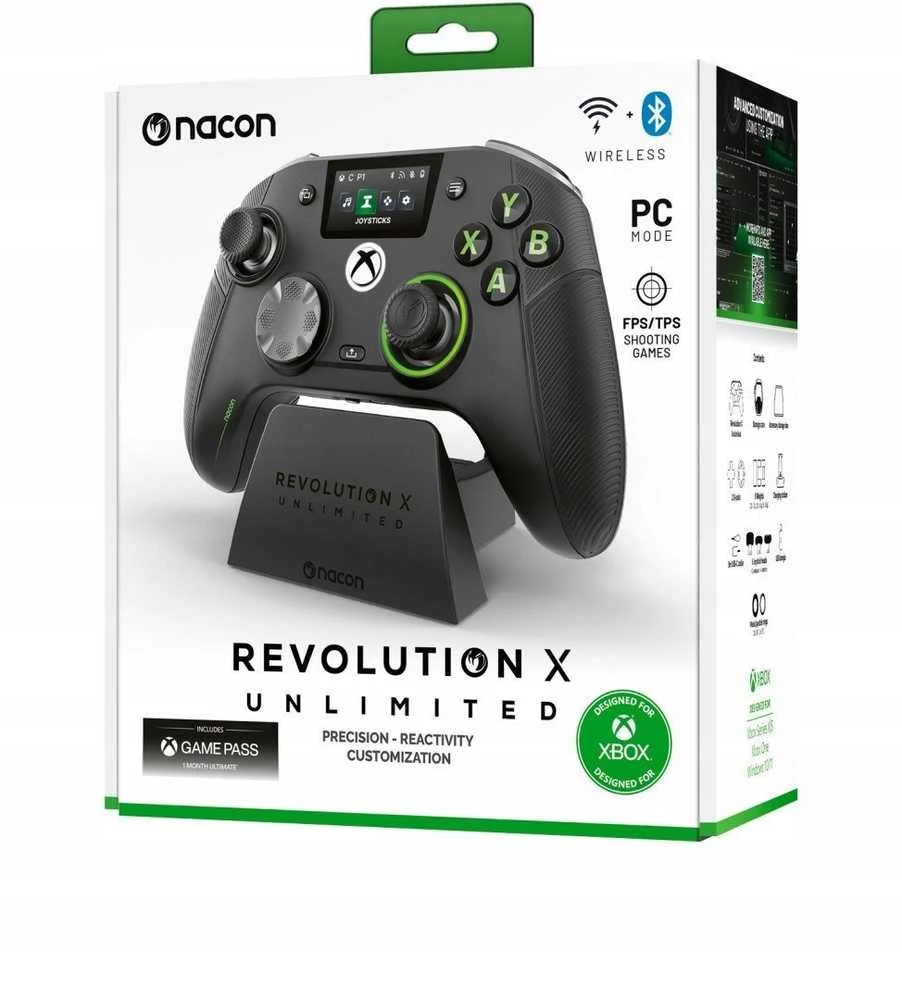 „Nacon Revolution X Unlimited“ žaidimų konsolė, skirta „XBOX“ / PC