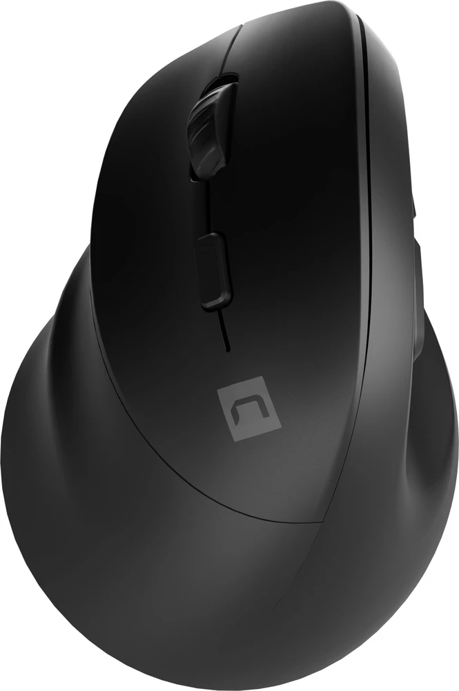 NATEC Vertikali pelė Crake 2 2400DPI wireless Bluetooth 5.0+2.4Ghz left handed juodas