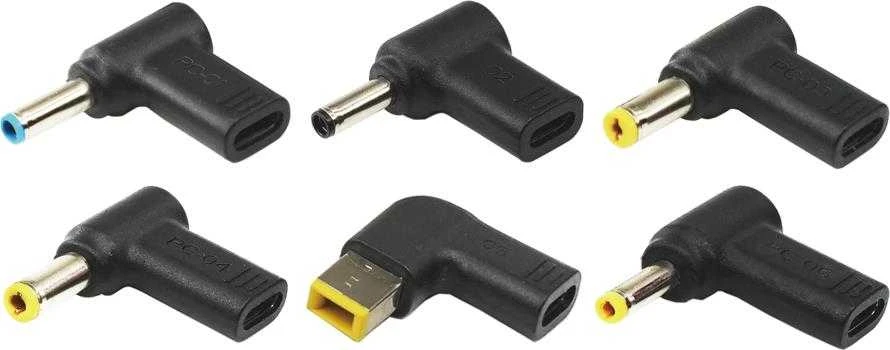 Xilence keičiamų nešiojamojo kompiuterio adapterių antgalių rinkinys