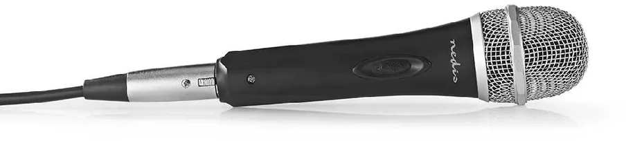 Nedis Dinaminis vienakryptis mikrofonas su 6.35mm ir XLR jungtimi 5m