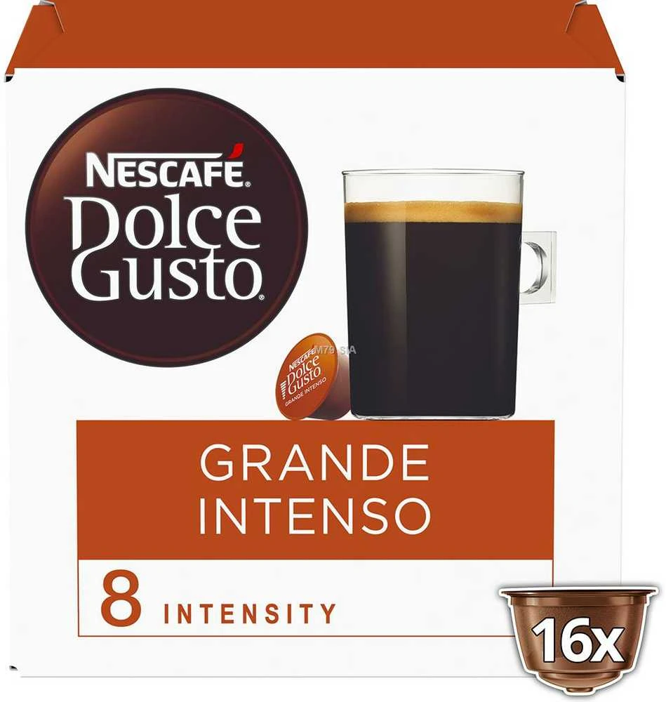 Nescafe Dolce Gusto Grande Intenso Kava, 16 kapsulių dėžutėje