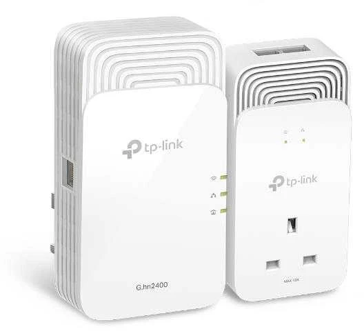 Maršrutizatorius TP-LINK G.hn2400 Powerline AX1800 Wi-Fi 6 Kit | PGW2440 KIT | 1428 Mbit/s | 802.11ax