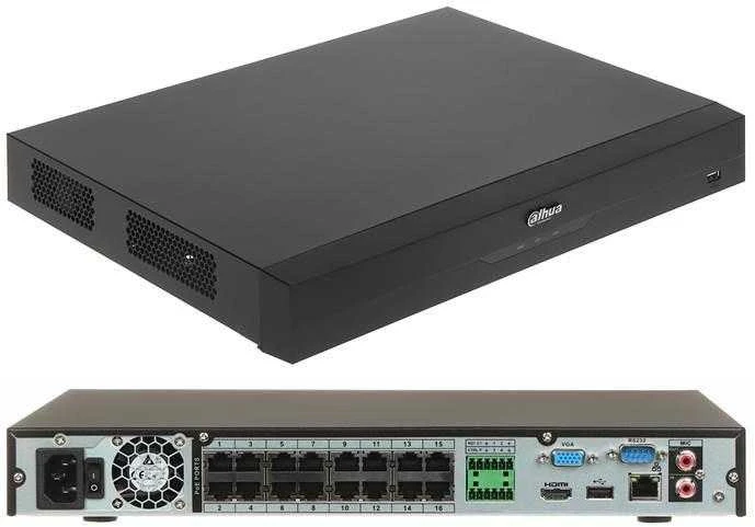 Dahua Technology Co IP įrašymo įrenginys NVR4216-16P-EI, 16kam. 4K 16MP, 2HDD, IVS, H.265, 16 PoE sąsajų