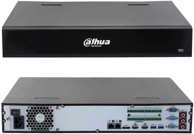 Dahua Technology Co IP įrašymo įrenginys 32kam. 32MP, IVS, AI, 384Mbps, H.265+, veido atpažinimo funkcija 4 kan.