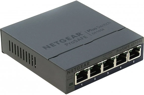 Šakotuvas Netatmo Netgear Switch GS105E žiniatinklio valdymas, stalinis kompiuteris, 1 Gbps (RJ-45) jungtys kiekis 5, maitinimo tipas išorinis