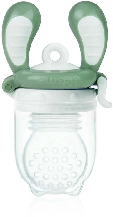 New! Special offer! Kidsme Food Feeder kūdikio maitinimo priemonė kietam maistui (didelė) Pilka nuo 6 mėn. 160337GR