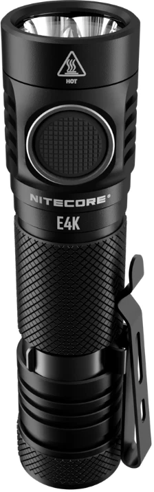 Nitecore E4K Juodas rankinis žibintuvėlis su LED