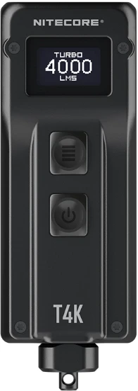 Nitecore T4K prožektorius Juodas Keychain prožektorius LED