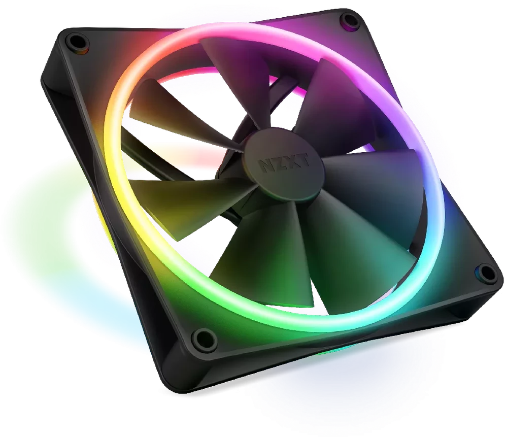 NZXT F120 RGB DUO, PWM, 120mm - juodas