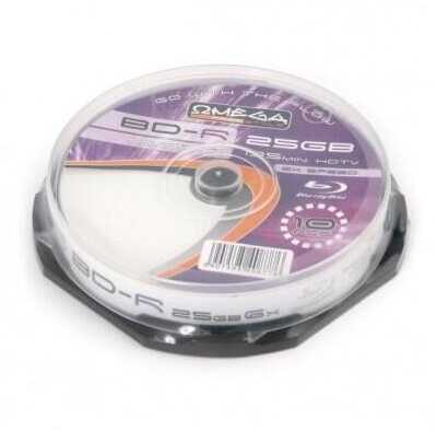 Omega Freestyle BD-R spausdinama 25GB 6x 10 vnt. velenas