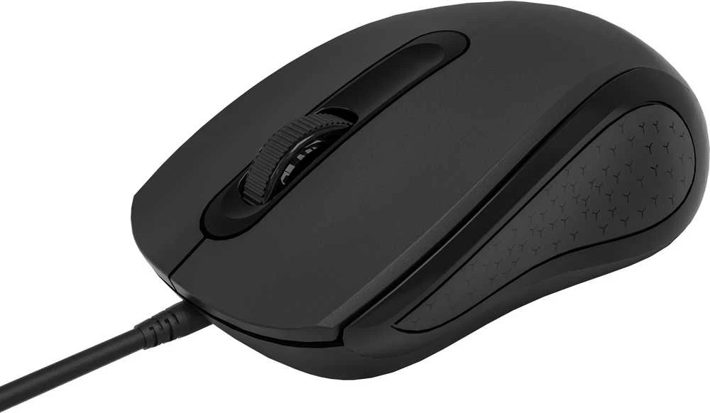 Pelė Omega OM441BC su laidu USB-C, juodos spalvos