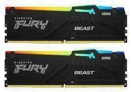 RAM KINGSTON 32GB 6000MT/S DDR5 CL30 DIMM (KIT OF 2) FURY BEAST RGB EXPO