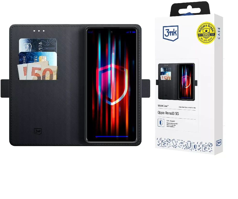 3Mk apsauga Oppo Reno10 5G - 3mk piniginės dėklas